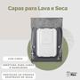 Imagem de Capa para lava e seca brastemp 10kg  bnc10as- bno10as transparente flex