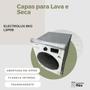 Imagem de Capa para lava e seca electrolux  8kg lsp08 transparente flex