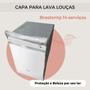 Imagem de Capa para lava louças brastemp 14 serviços transparente flex