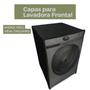 Imagem de Capa para lavadora midea 13kg healthguard transparente flex