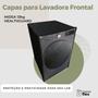 Imagem de Capa para lavadora midea 13kg healthguard transparente flex