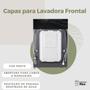 Imagem de Capa para lavadora midea 13kg healthguard transparente flex