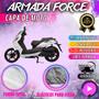 Imagem de Capa para Moto DAFRA CITYCOM 300i 100% Forrada Forro Total Armada Force 100% Impermeável Forro Total Protege Sol Chuva Poeira Lona Proteção Automotiva