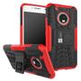 Imagem de Capa Para Moto G5 Plus Tela 5.2 Grip Anti Impacto Vermelha - Up Case