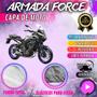 Imagem de Capa para Moto YAMAHA MT-09 TRACER 100% Forrada Forro Total Armada Force 100% Impermeável Forro Total Protege Sol Chuva Lona Proteção Automotiva