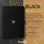 Imagem de Capa para Notebook B5 Dingbats* Pro Dotted Large - Design Preto em Tecido
