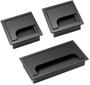 Imagem de Capa para Passagem de Cabos - 3 Peças Quadradas em Alumínio - 80x80mm e 160x80mm