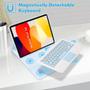 Imagem de Capa para Redmi Pad SE com Teclado Magnetico, Touchpad + Caneta 