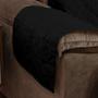 Imagem de Capa para sofá Retrátil 2,20 Metros 2 Assentos Com Bolso e Duas Almofadas Cheias