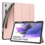 Imagem de Capa Para Tablet Samsung Galaxy Tab S7 FE de 12.4” 2021 WB Auto hibernação, suporte para leitura, compartimento para S-Pen.