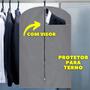 Imagem de Capa para Terno e vestido curto PROTETORA com visor proteçao e ZIPER 