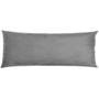 Imagem de Capa Para Travesseiro De Corpo Body Pillow Veludo 40x130cm Cinza