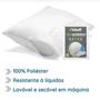 Imagem de Capa para travesseiro Impermeável 50x70 kit com 2 Unidades - TRISOFT