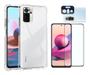 Imagem de Capa+ Película De Vidro 3d+ Câmera Compatível Com Redmi Note 10/10s