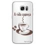 Imagem de Capa Personalizada para Samsung Galaxy S7 Edge G935 Café - TP01