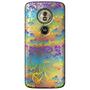 Imagem de Capa Personalizada Transparente Motorola Moto G6 Play - Renda Colorida - TP285