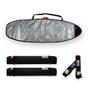 Imagem de Capa Prancha Fish Refletiva 6'4-6'7 com Fita Rack e Espuma