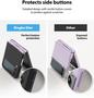 Imagem de Capa Premium para Samsung Galaxy Z Flip 3 Z Flip 4 - Cor Preto Black