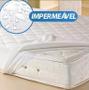 Imagem de Capa protetor 100% impermeável colchão casal king size 1,93x2,03x0,35 macio resistente toque suave