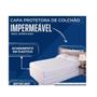 Imagem de Capa protetora colhão impermeável  matelada box -casal