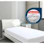 Imagem de Capa Protetora de Cama Colchão Solteiro Com Elástico Anti-ácaro Resistente 88x188x18cm Cores Variadas - Envio Imediato
