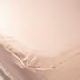 Imagem de Capa protetora de colchão de viúva com ziper -nude super conforto e pratico
