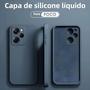 Imagem de Capa Protetora de Silicone Líquido para Xiaomi POCO F5, F4 GT, M3, M4, X3 e X4 Pro NFC