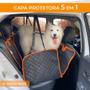 Imagem de Capa Protetora Impermeável Banco Carro Luxo Pet Cães Gatos