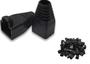 Imagem de Capa Protetora P/ Conector Rj45 Tipo Boot Preto Pct 1000 Pçs