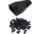 Imagem de Capa Protetora P/ Conector Rj45 Tipo Boot Preto Pct 1000 Pçs