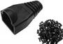 Imagem de Capa Protetora P/ Conector Rj45 Tipo Boot Preto Pct 1000 Pçs
