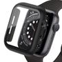 Imagem de Capa Protetora P/ Smartwatches Case Vidro Proteção Relógio Watch 45mm Tela Prova D'Água Película