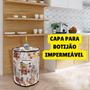 Imagem de Capa Protetora Para Botijão Bujão De Gás Estampada Impermeável