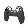 Imagem de Capa Protetora Silicone + 2 Grips Para Controle Compatível Com Playstation 5 Preta