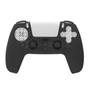Imagem de Capa Protetora Silicone + 2 Grips Para Controle Compatível Com Playstation 5 Preta