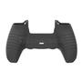 Imagem de Capa Protetora Silicone + 2 Grips Para Controle Compatível Com Playstation 5 Preta