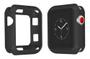 Imagem de Capa Silicone Case Apple Watch e Iwo 2 3 4 5 6 44mm Preto
