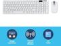 Imagem de Capa Silicone Inclusa: Kit Teclado E Mouse Sem Fio Wireless