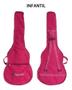 Imagem de Capa simples p/ violão infantil rosa "giannini"  com alças e bolso