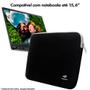 Imagem de Capa Sleeve para Notebook Seattle SL-15 15.6” Preta C3Tech - C3 Tech