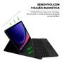 Imagem de Capa Tab S9 Plus 12.4 Case Smart Teclado Touchpad Anti Impacto + Pelicula de Vidro