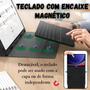 Imagem de Capa Teclado Caneta Galaxy Tab S9fe Plus X616 X610 ul Marinho/Branco