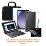 Imagem de Capa Teclado kit p/ Tablet Galaxy Tab A9 plus + Película + Caneta + Mouse Sem Fio