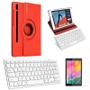 Imagem de Capa/Teclado/Pel para Galaxy Tab S8 5G SM-X706 11" Vermelho