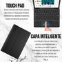 Imagem de Capa Teclado Touchpad Samsung A8 10.5 X200 X205 - Dourado/Preto