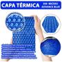 Imagem de Capa Térmica Para Piscina Aquecida 4.5x3.5 Metros 300 Micras Original Atco Advanced Blue