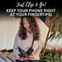 Imagem de Capa Tiracolo com Cordão para Celular Save the Girls - Clip and Go Bone