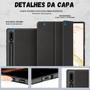 Imagem de Capa Tpu Premium Para Tab S8 Plus 12.4 X806 + Película Vidro