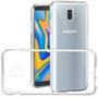 Imagem de Capa Transparente Capinha Anti Shock para Samsung Galaxy J6 Plus +  Película de Vidro Temperado