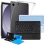 Imagem de Capa transparente + Suporte + Teclado Bluetooth c/ Touch pad p/ Tablet Samsung Samsung A9 plus